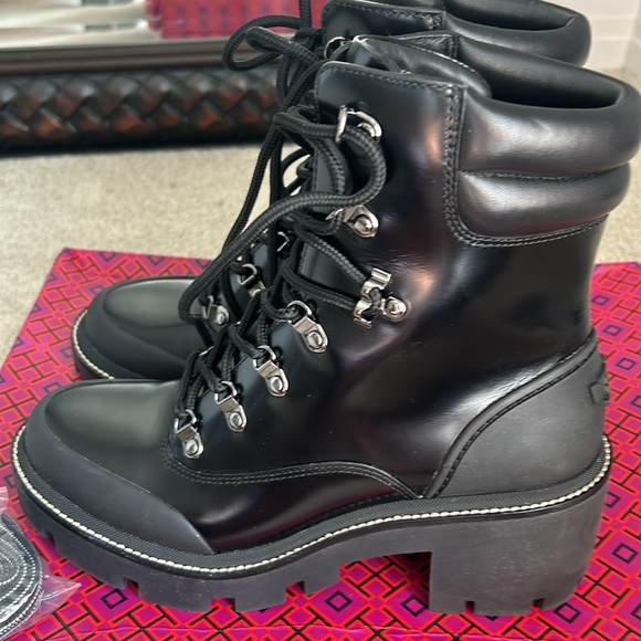 Tory Burch lug sole hiker boots - Picture 8 of 10